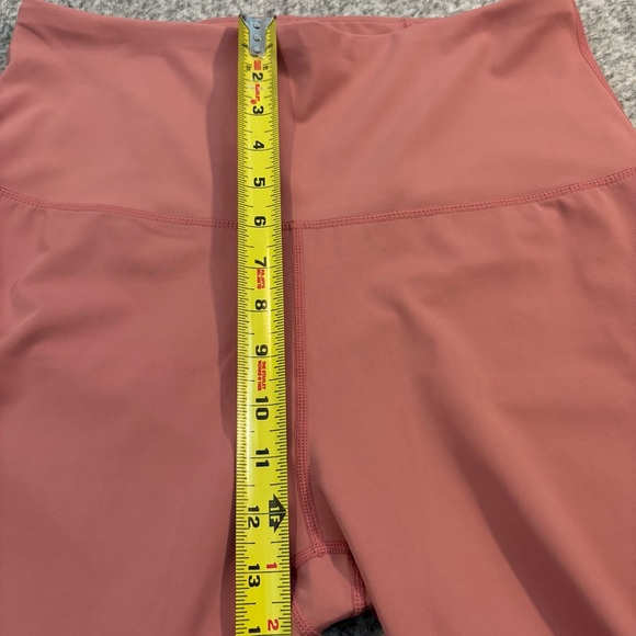 Queenieke Dusty Pink High Waist Running Leggings Size 16 Full Length Workout - Picture 7 of 9